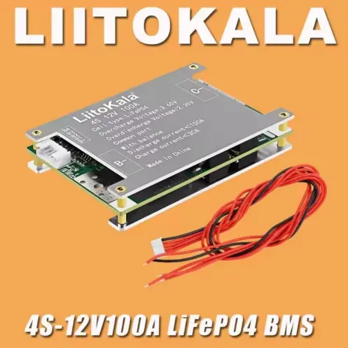 BMS 4S 12V 100A para Baterías LiFePO4 – Marca LiitoKala's photo #1