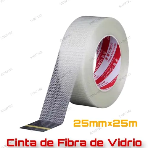 Cinta de Fibra de Vidrio Reforzada 25mm x 25m's photo #1