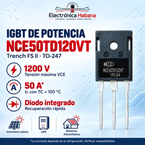IGBT NCE50TD120VT – 1200 V / 50 A, TO-247 — imagen 1