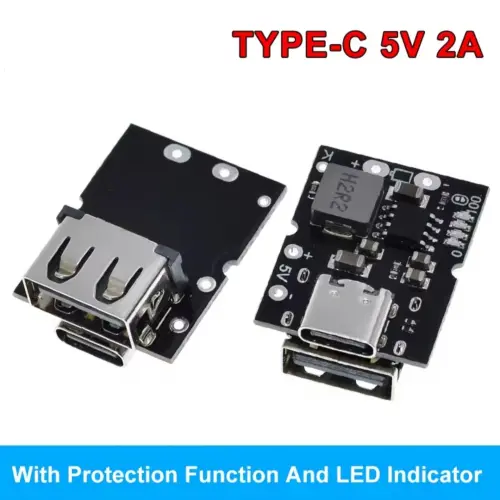 Módulo USB Tipo-C a USB 5V 2A con Protección e Indicador LED's photo #1