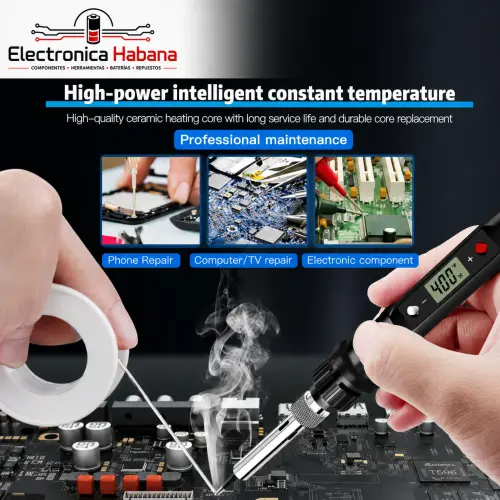 Kit Cautín 80W BLACK Regulable 110V — imagen 2