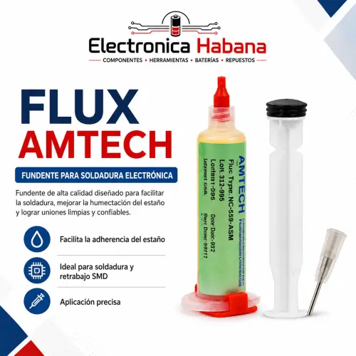 Flux AMTECH para Soldadura Electrónica SMD — imagen 1