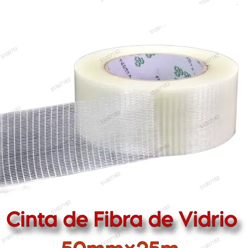 Cinta de Fibra de Vidrio Reforzada 50mm x 25m's photo #1