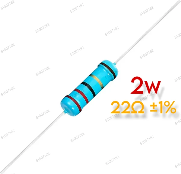 Resistencia 22Ω 2W 1% (Alta Precisión)'s foto | Electrónica Habana |  BizneCubano