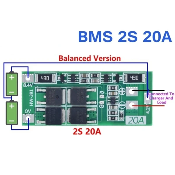 BMS 2S 8.4V 20A's foto | Electrónica Habana |  BizneCubano