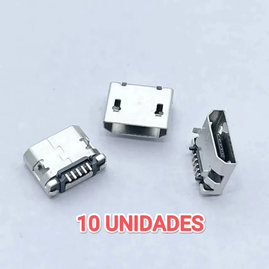 Paquete de 10 Puertos Micro USB de 5 pines's foto | Electrónica Habana |  BizneCubano