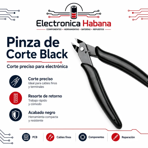 Pinza de Corte Black's foto | Electrónica Habana |  BizneCubano