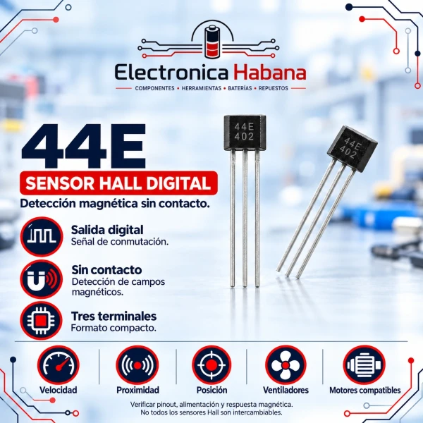 Sensor Hall 44E para Motor's foto | Electrónica Habana |  BizneCubano