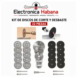 Kit de Discos de Corte y Desbaste 32 Piezas para Mini Taladro miniatura 1