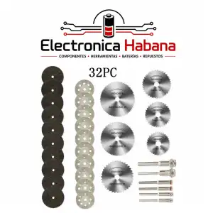 Kit de Discos de Corte y Desbaste 32 Piezas para Mini Taladro miniatura 2
