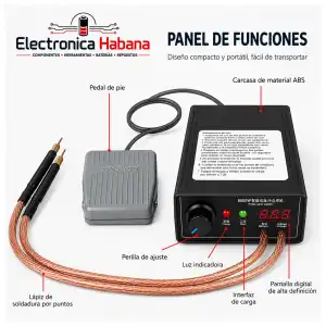 Soldadora por Puntos 8000W de Doble Pulso – Kit Completo miniatura 2