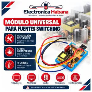 Módulo Universal para Reparación de Fuentes Switching – Salida Ajustable 5-24V miniatura 1