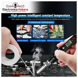 Kit Cautín 80W BLACK Regulable 110V miniatura 2