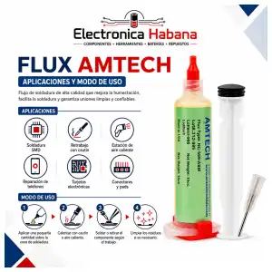 Flux AMTECH para Soldadura Electrónica SMD miniatura 2